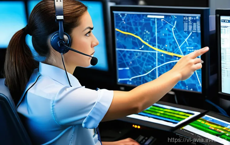 항공운항관리사 항공기 최대 이륙 중량 계산 - **Prompt Title:** Flight Dispatcher Orchestrating Safe Takeoff
    **Image Prompt:** A highly detail...