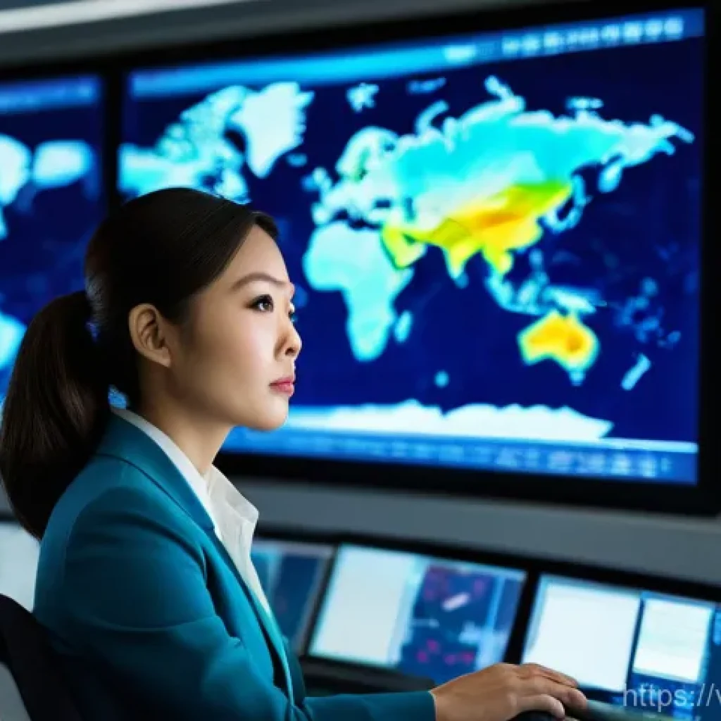 항공운항관리사 이직 준비법 - **Prompt:** A highly focused female Aviation Operations Manager, of Vietnamese descent, in her late ...